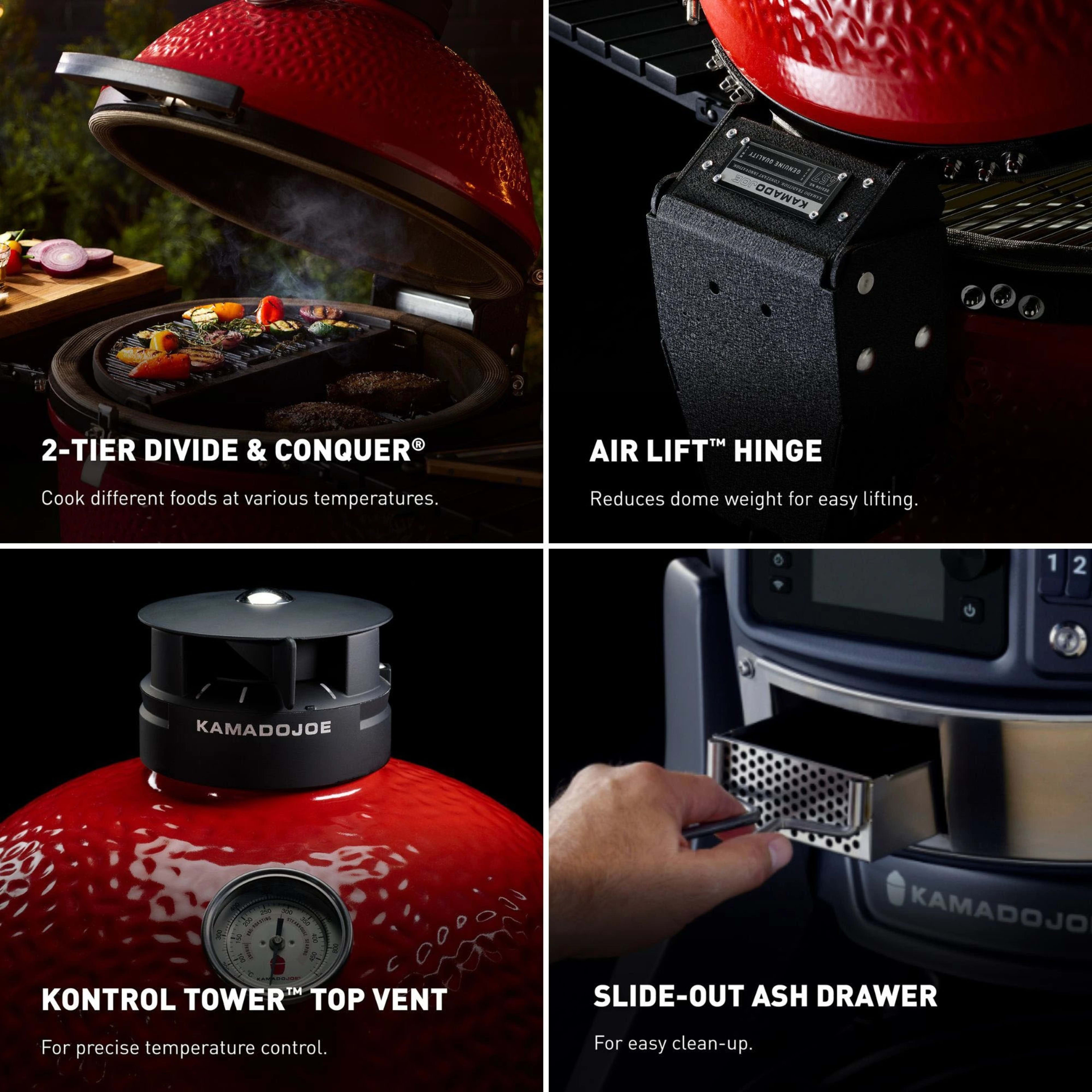 Big Joe® Konnected Joe™ Digital Charcoal Grill and Smoker