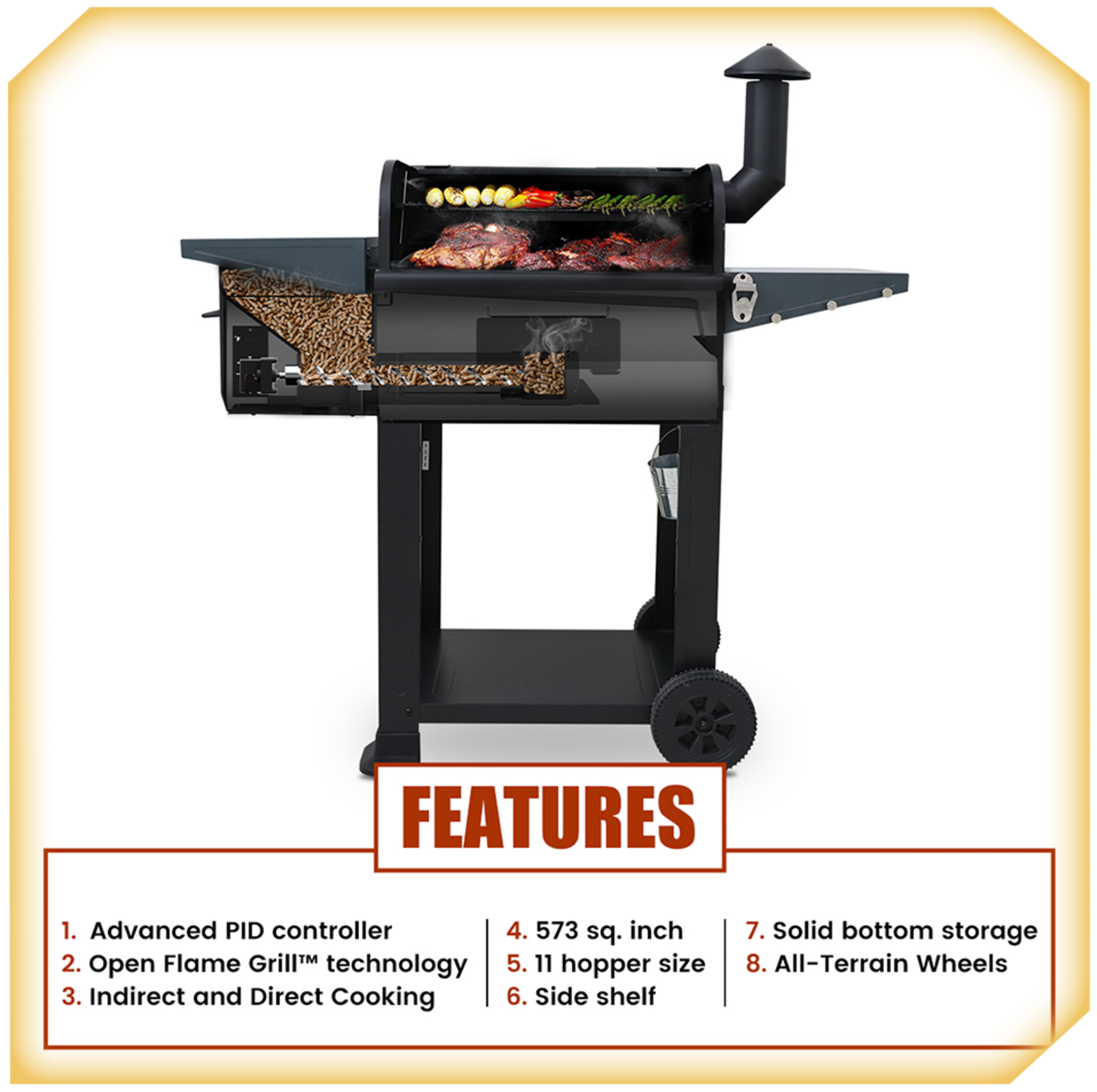 STARTER BLIND BOX WITH GRILL COVER