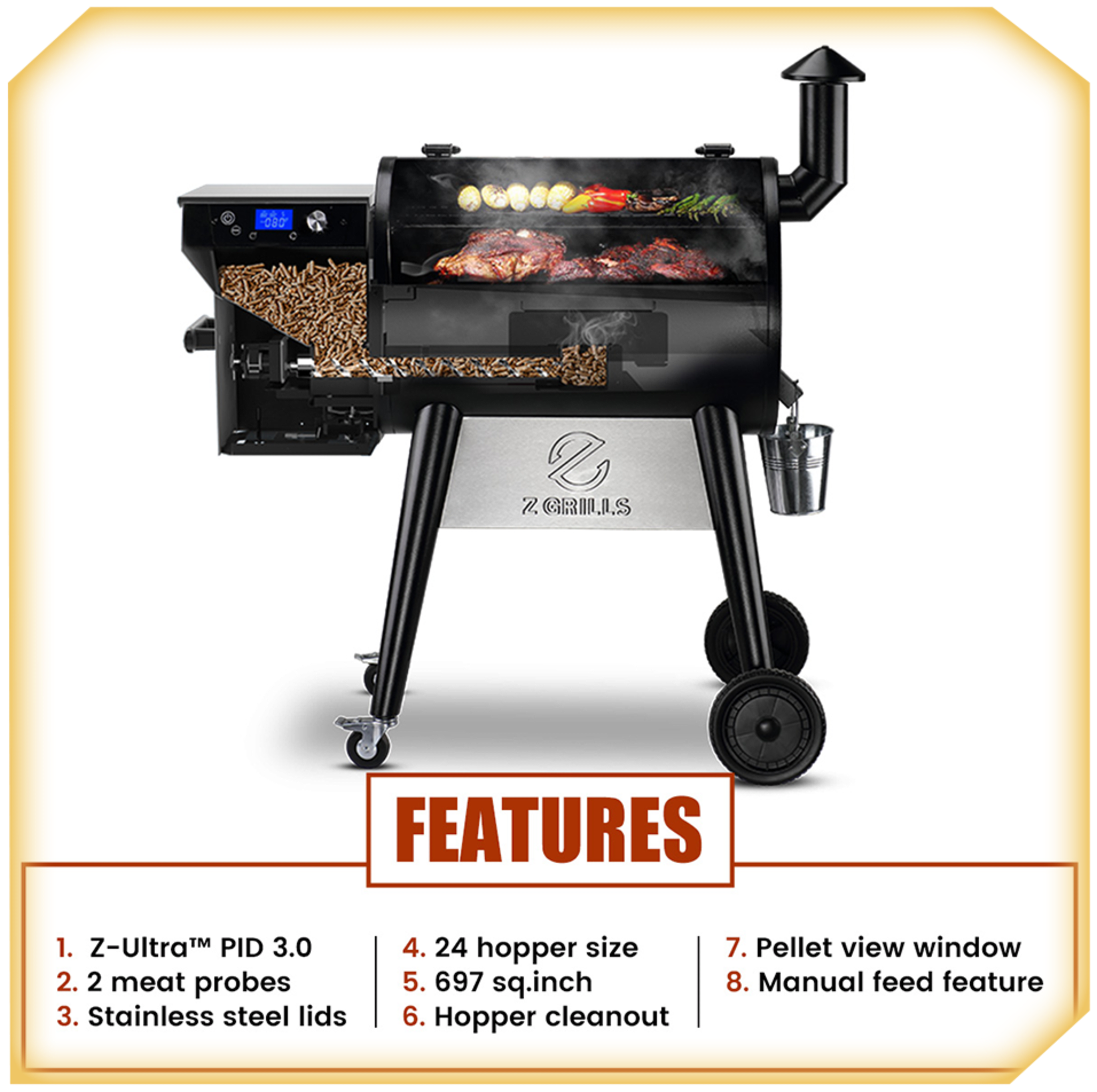STARTER BLIND BOX WITH GRILL COVER