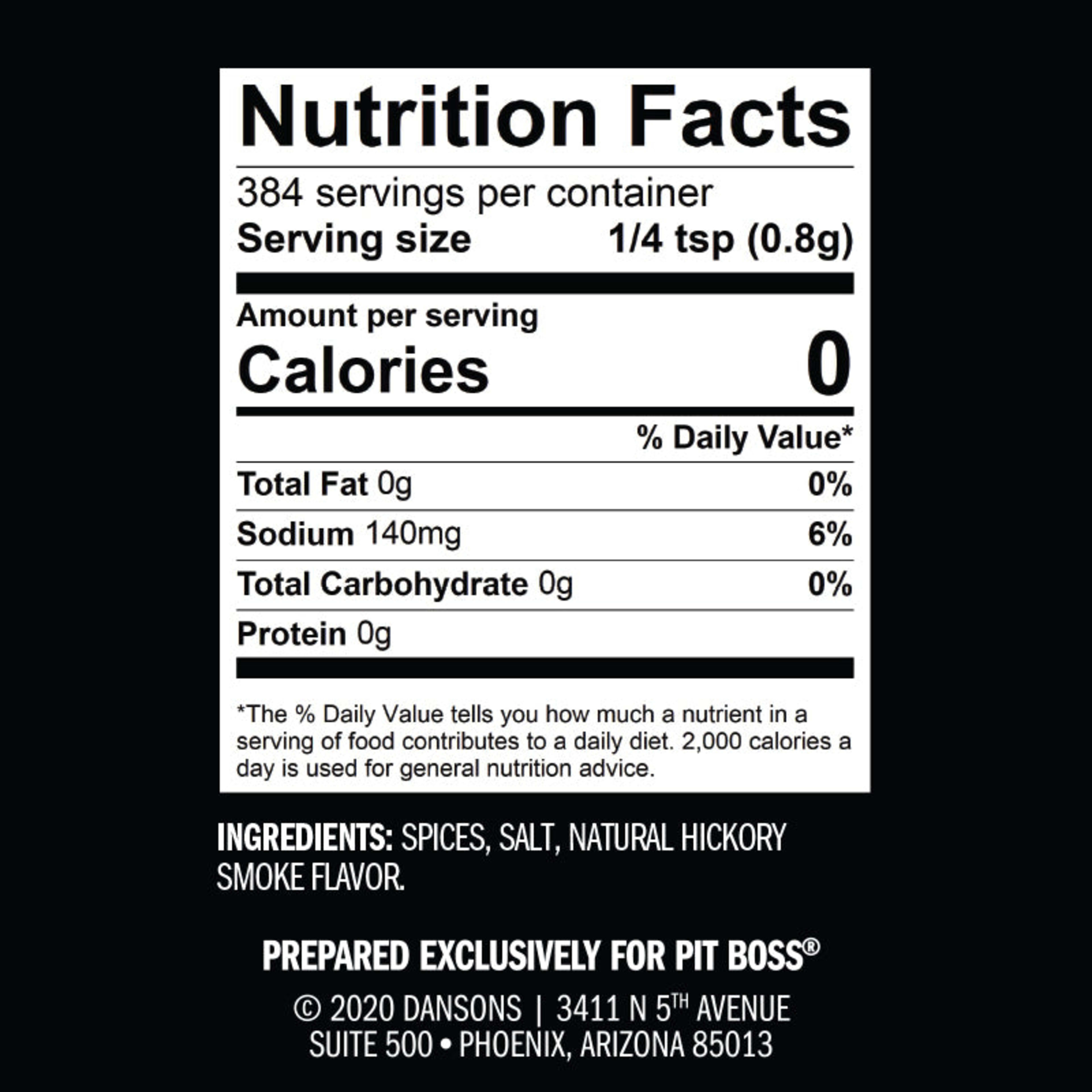 Smoked Salt & Pepper Rub - 11 oz