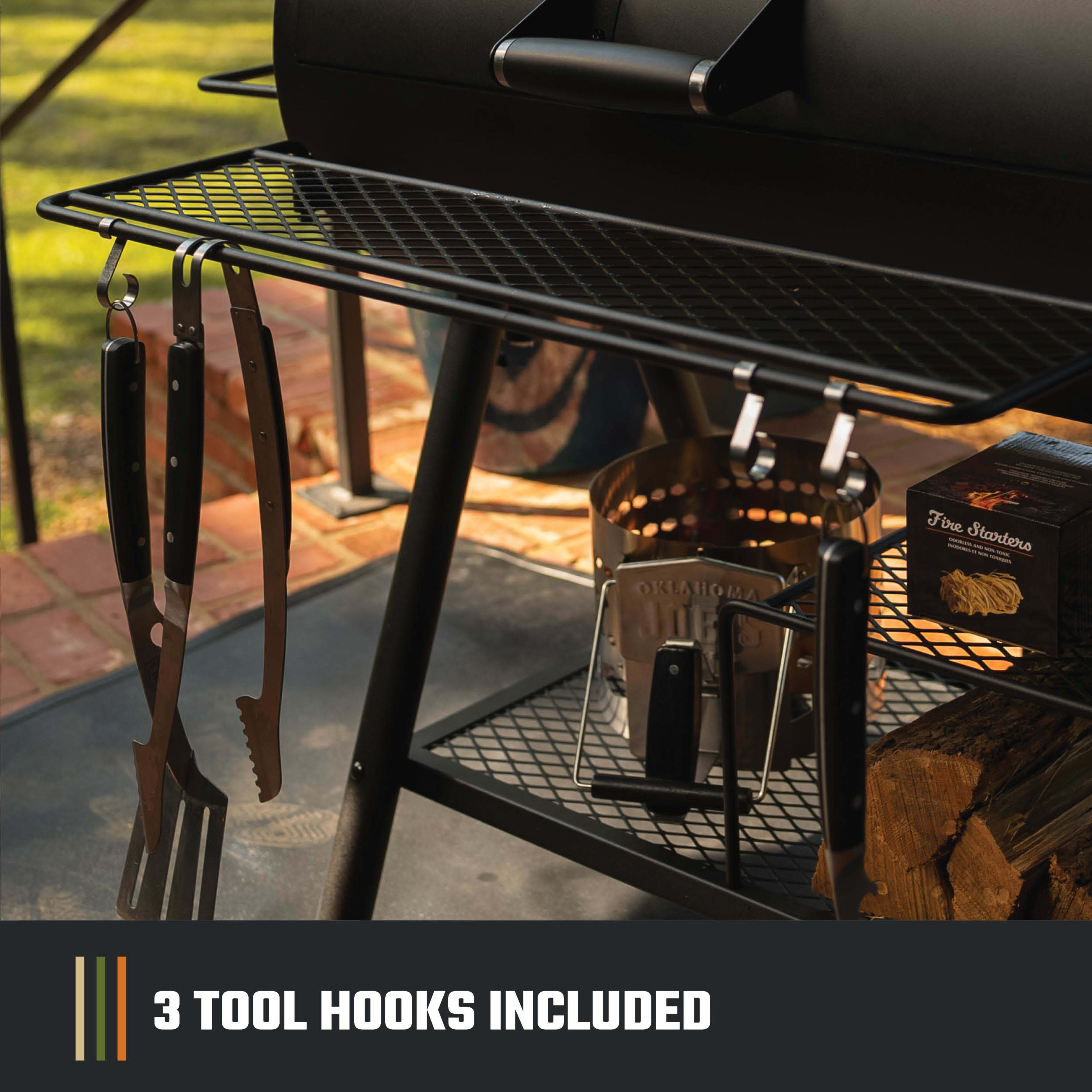 Highland Offset Reverse Flow Smoker & Grill