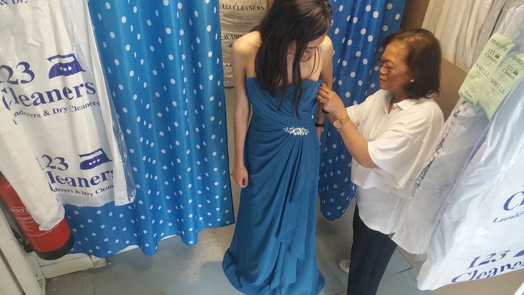 Dress Alteration Services in London from 123 Cleaners