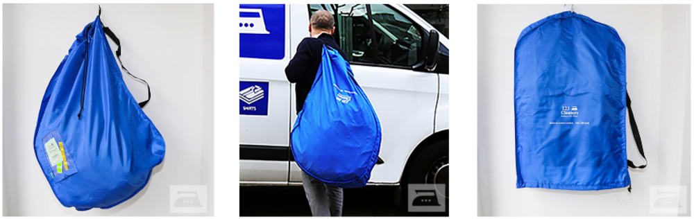 Dry Cleaning Laundry Bags from 123 Cleaners