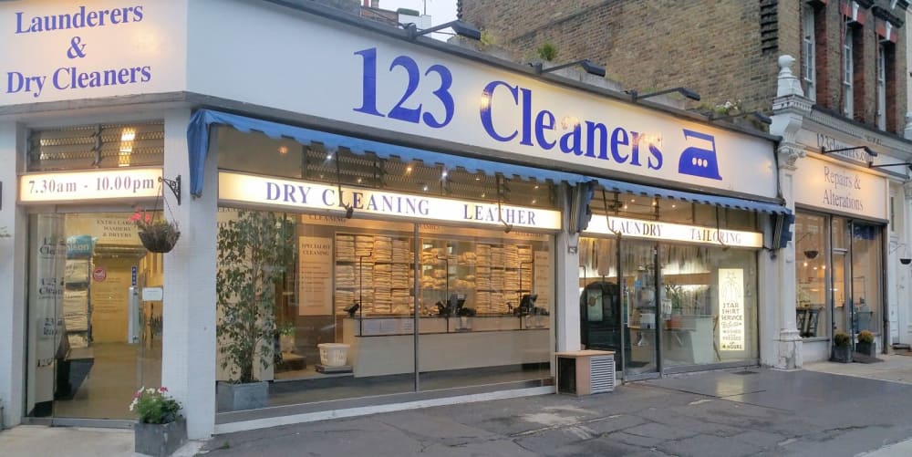 Laundry Factory Shop in London - 123 Cleaners