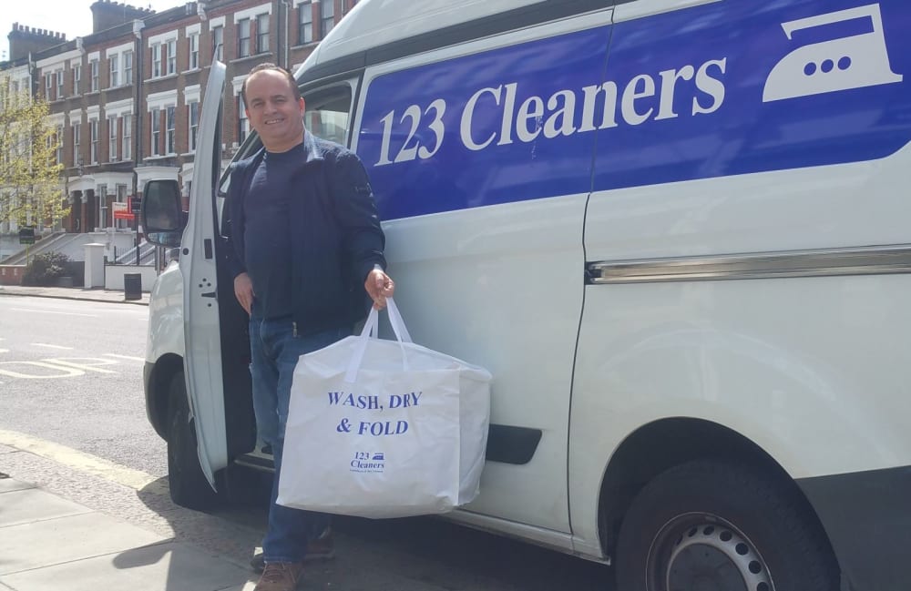 Washing Collection Delivery Service in London from 123 Cleaners