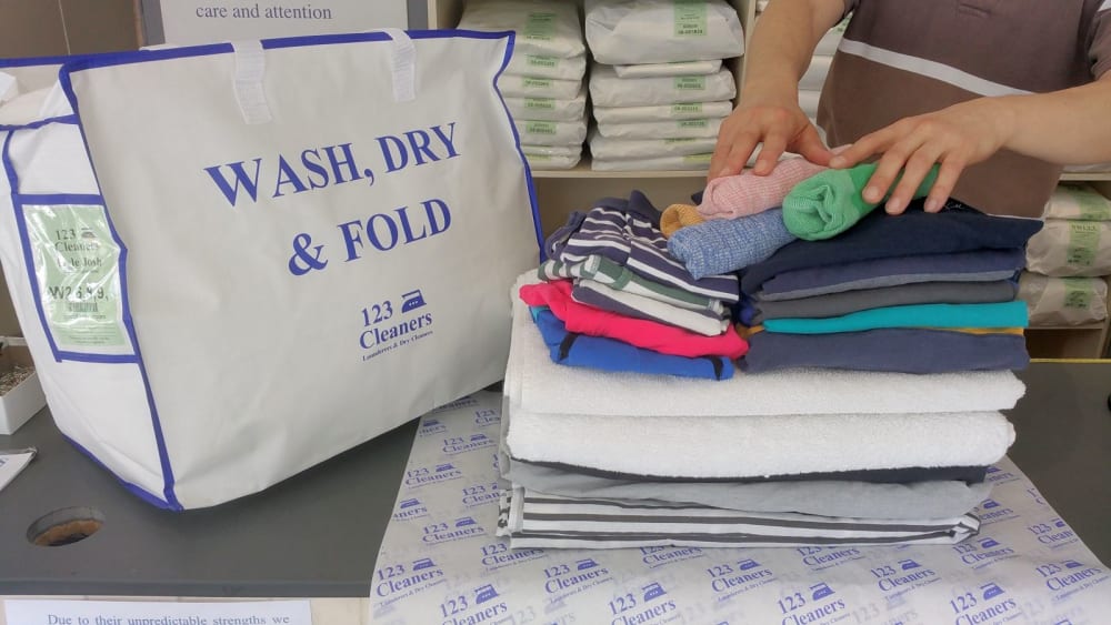 wash and fold laundry services