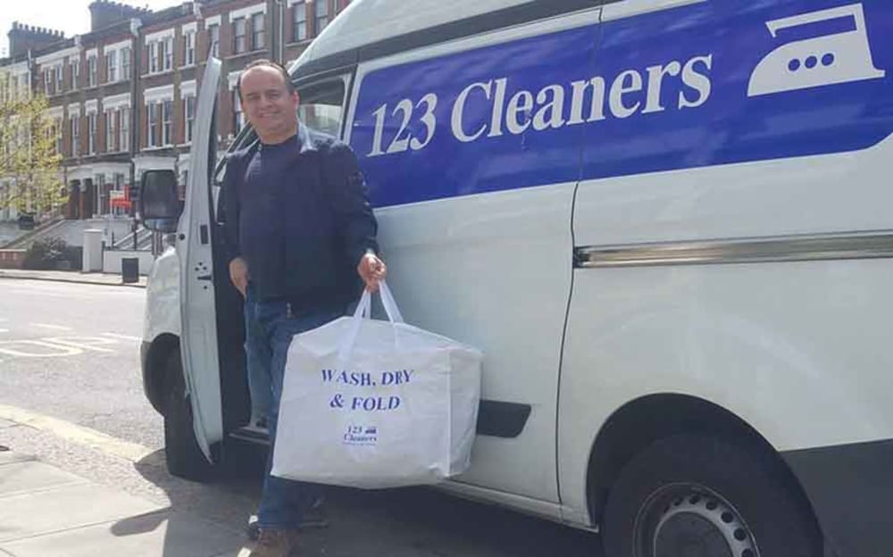 Wash, Dry and Fold Collection and Delivery Services from 123 Cleaners