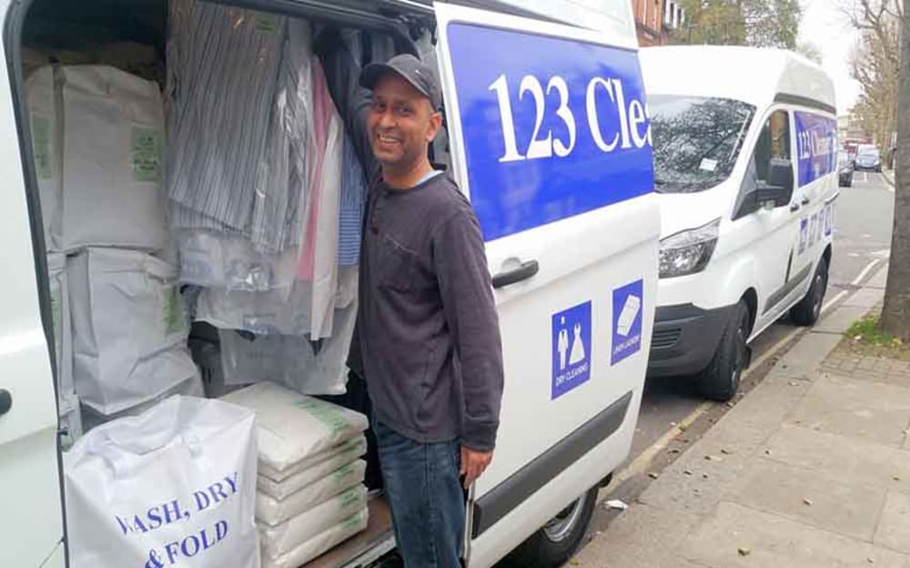 Laundry Delivery in London from 123 Cleaners