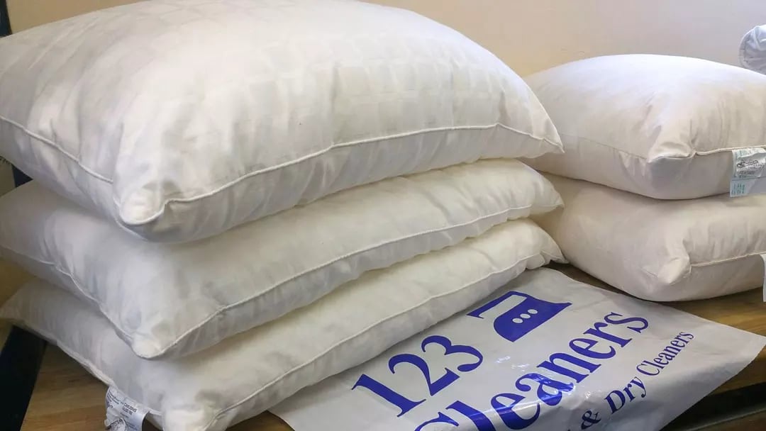 Pillow Laundry Services in London from 123 Cleaners