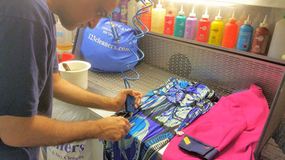 All dry Cleaning and Laundry completed at our Maida Vale factory