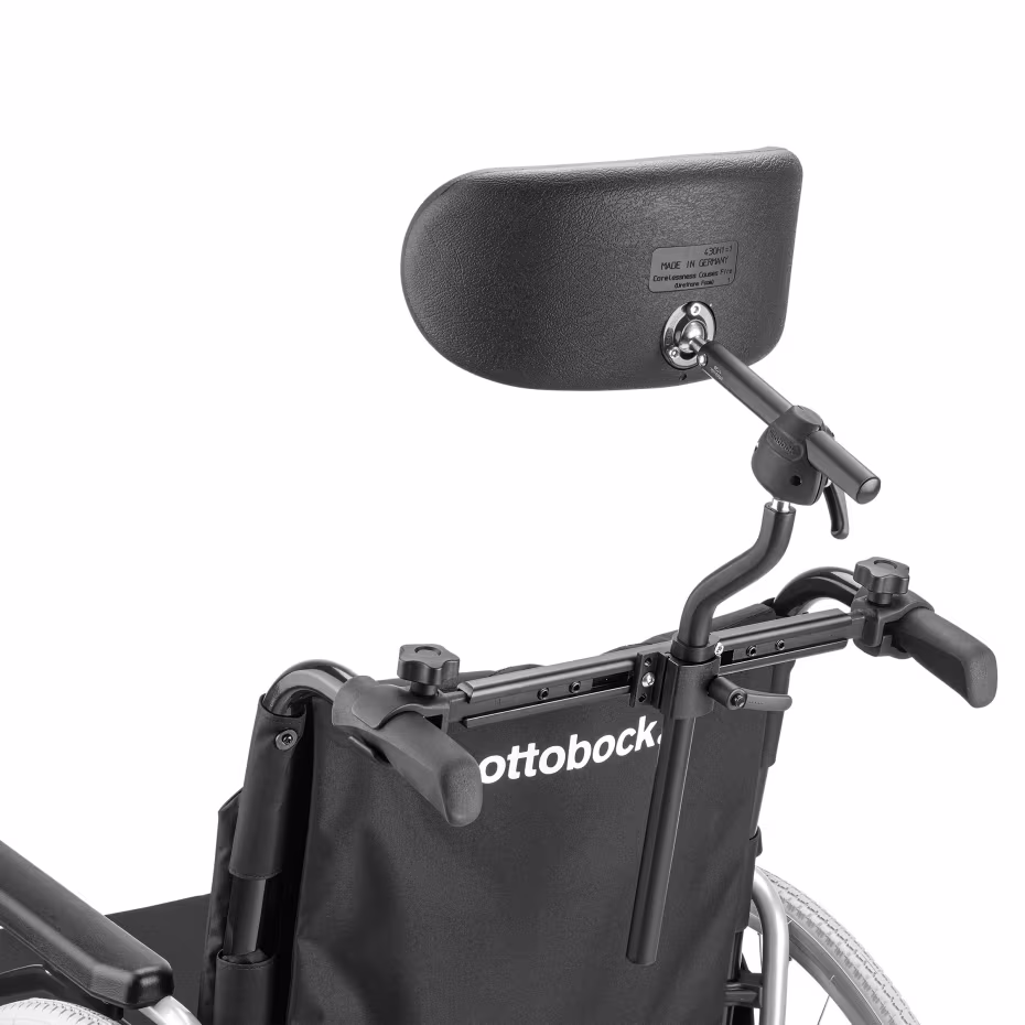 Kopfstütze am Rollstuhl