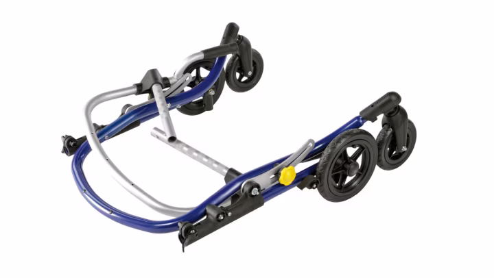 Practical folding mechanism, Nurmi Neo walking aid, Ottobock