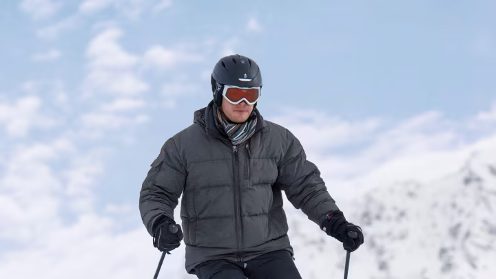Skiier who loves the challenge on the ski run. 