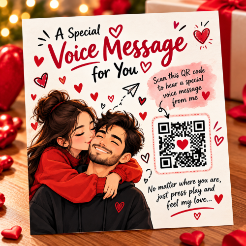 QR Video Message for Girlfriend - Congratulations
