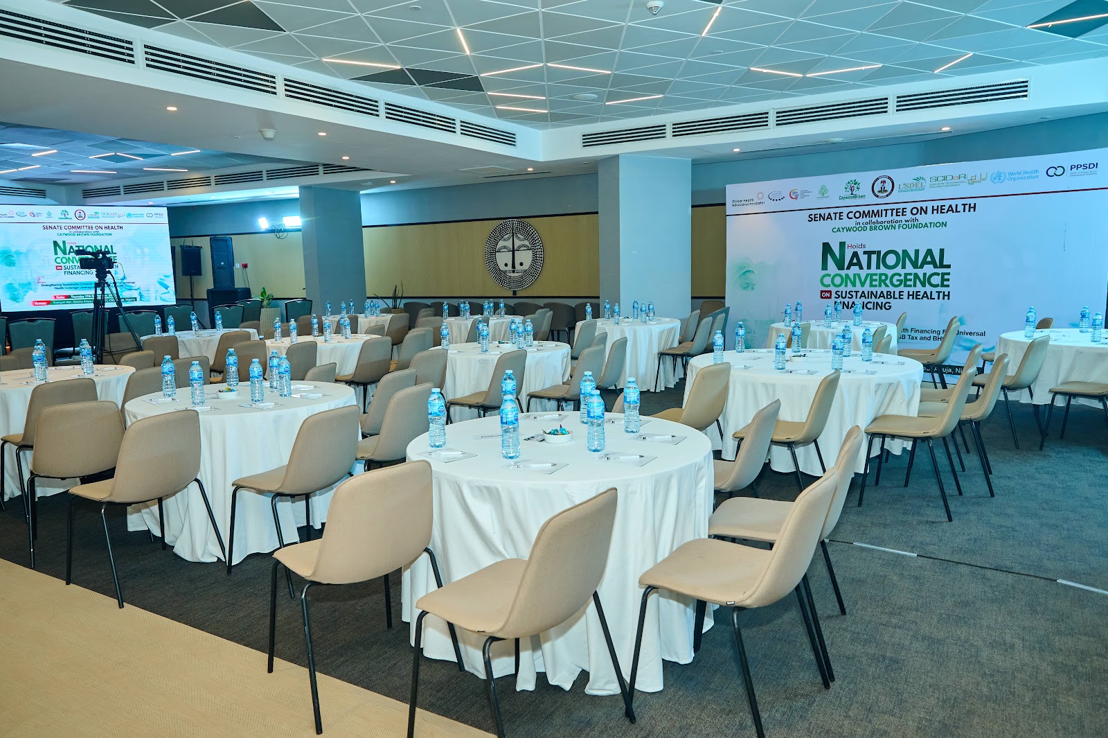Reception and accreditation of health development partners, civil society executives, and legislative correspondents.