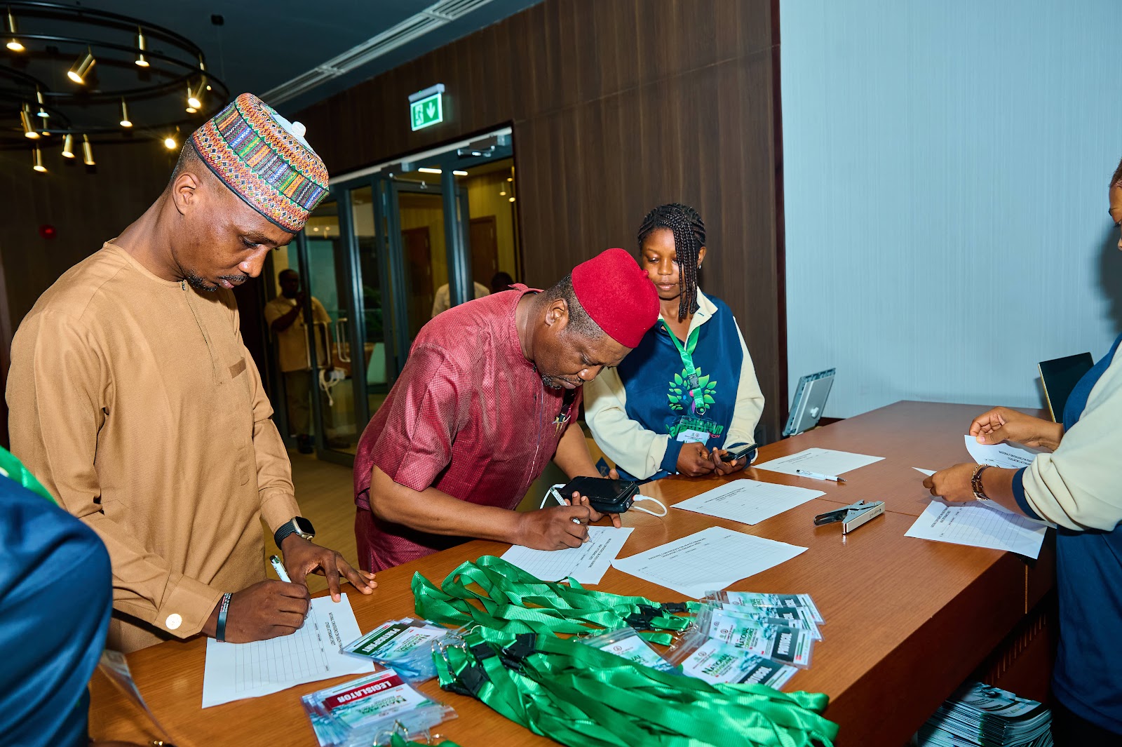 High-level panel discussion on doubling the BHCPF from 1% to 2% CRF to insulate Nigeria from foreign donor transitions.
