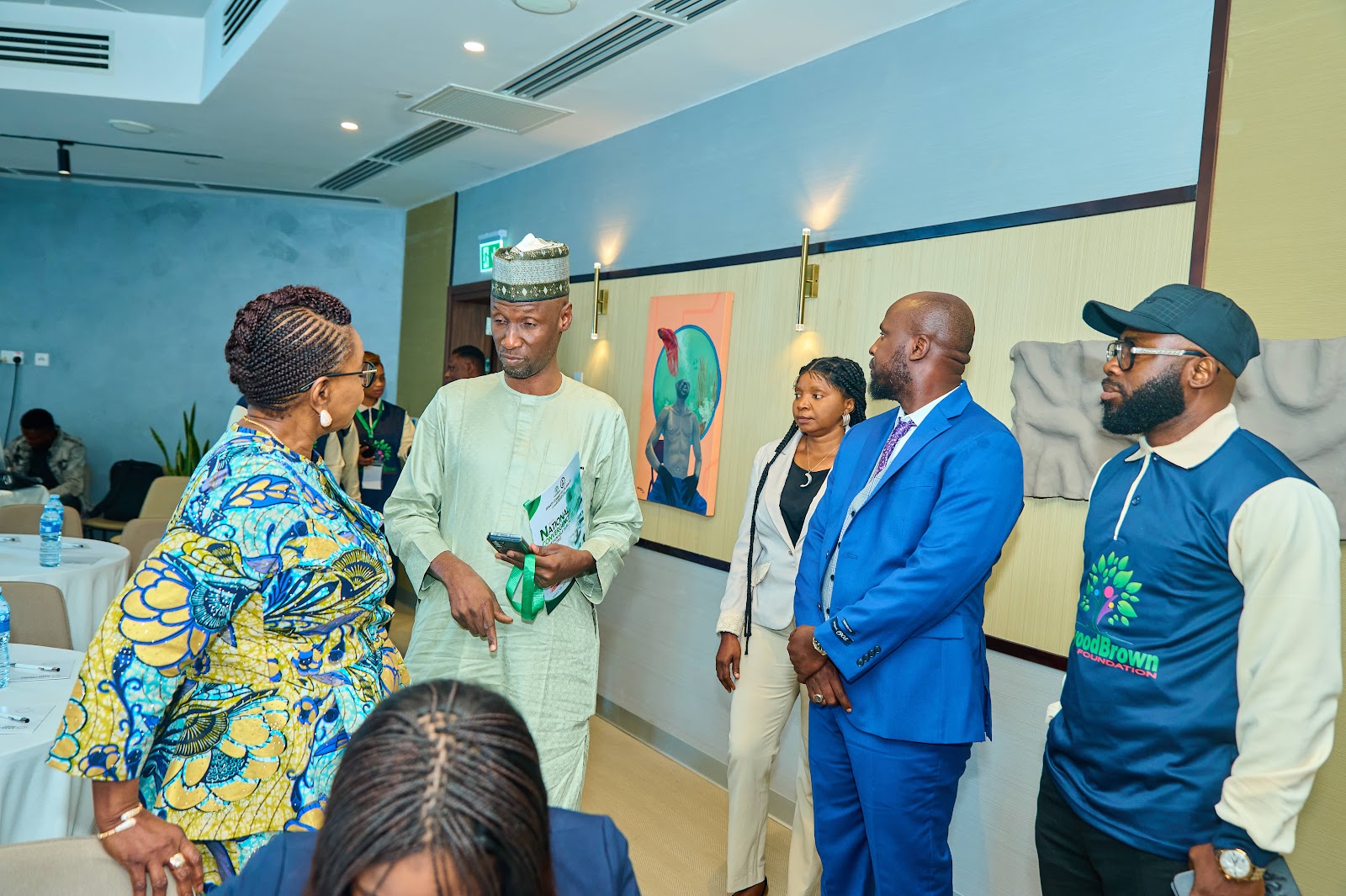 Press briefing and broadcast interviews with NTA News 24 and leading national television networks following the plenary.