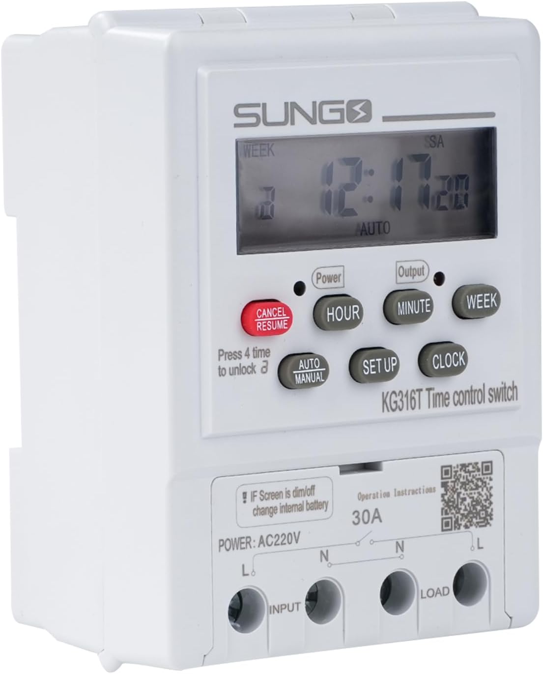 Minuterie électrique KG316T