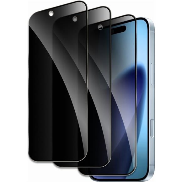 Verre Trempé Incassable 9H Privacy (Anti-Espion)