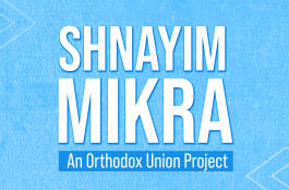Noach 1 - Rishon - Shnayim Mikra - OU Torah