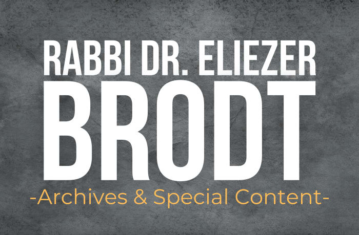 Rabbi Dr. Eliezer Brodt