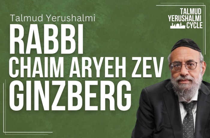 Yerushalmi with Rabbi Chaim Aryeh Zev Ginzberg