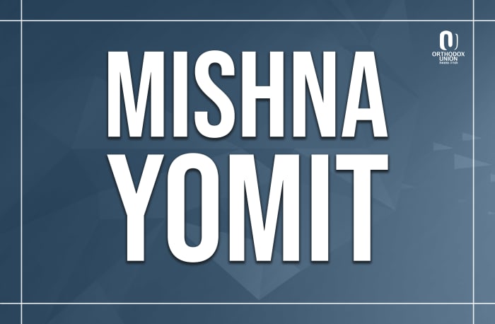 Mishna Yomit Mishna Yomit