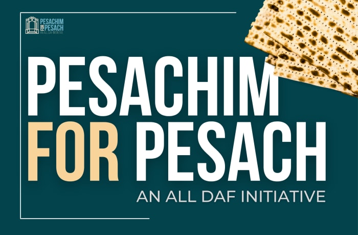 Pesachim For Pesach