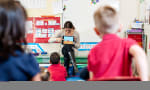 Lycée international de Calgary - Three years old to Grade 5 have sets of iPads in their classes.  Grade 6 to 8 have access to Mac laptop cart. Grade 9 to 12 are lent a personal Mac laptop during the school year. 