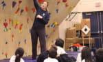 Meadowridge School - From Junior Kindergarten to Grade 12, everyone enjoys our Movement Studio featuring a bouldering wall. 