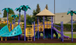 Wesley Christian Academy - Elementary school play structure at back of school 