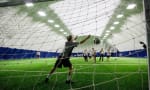 Mentor College - During the winter months, the Mentor Dome covers the artificial turf field - creating more space for phys. ed. classes, sports events, and recess! 