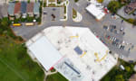 Toronto District Christian High School - Birds eye view of the school building. 