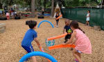 Kaban Montessori School - Outdoor Environment where students  have the space to hold their outdoor science experiments.  