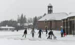 Ashbury College - Students enjoying ice-skating on one of Ashbury College’s two ice rinks during the winter months. 