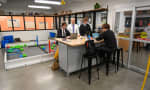 Ashbury College - A teacher provides a lesson in one of Ashbury College’s science classrooms. 