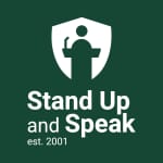 Stand Up and Speak logo