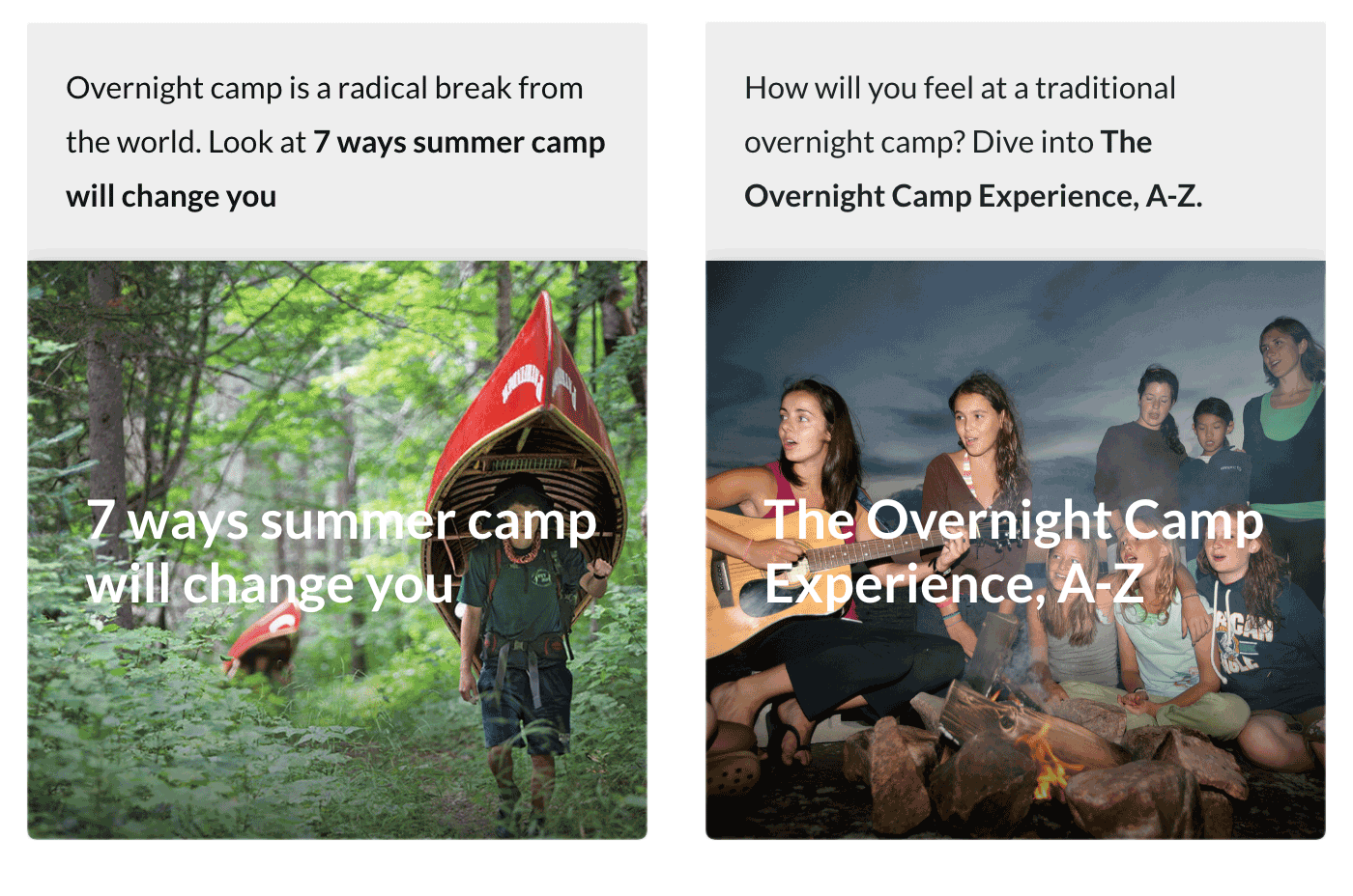 Overnight Camps