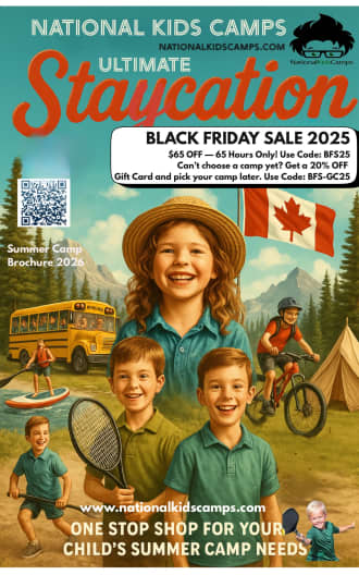 Black Friday Sale 2025 - Save $65 on Ottawa Summer Camps