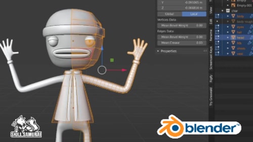 3D Character Design with Blender | Skill Samurai Oakville 3D Character Design with Blender | Skill Samurai Oakville