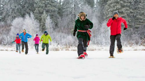 Ranch Wellness, Snowshoe Walk in the Wild