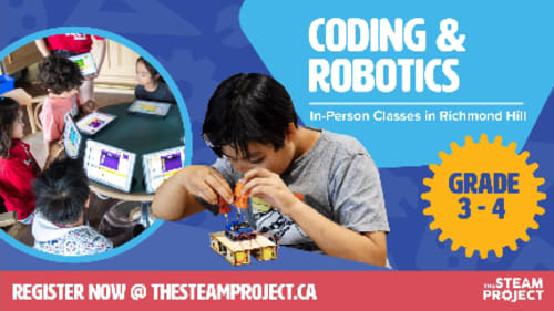 The STEAM Project, Coding & Robotics (Gr. 3 & 4)