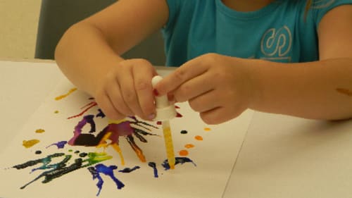 Neilson Park Creative Centre, week 8: Artist for the Week with Toni Caldarone (In the Paint!)