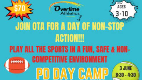 Overtime Athletics Halton, PD DAY CAMP