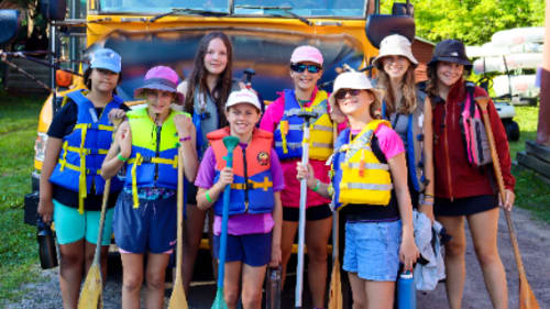 Camp Mini-Yo-We, Voyageur Canoe Trips (Girls)