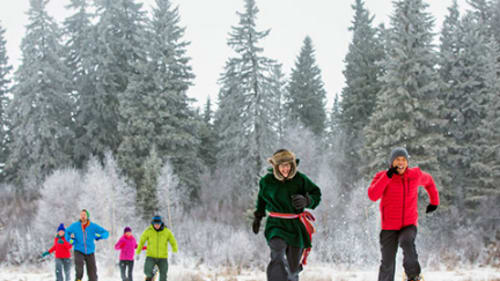 Ranch Wellness, Snowshoeing with the Star People