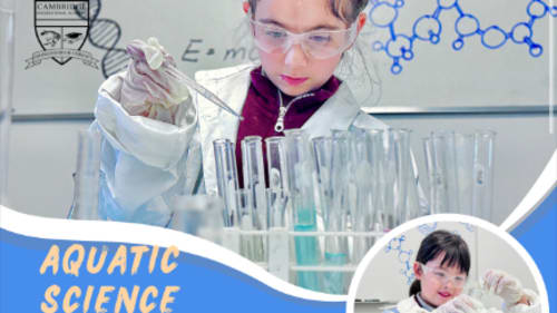 Cambridge International Academy Summer Camp, Aquatic Science Camp (Level 2)