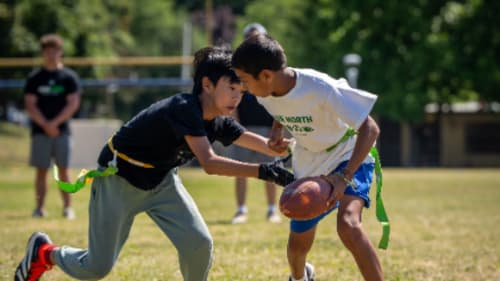 True North Sports Camps, Flag Football Camp at West Glen Junior School (Etobicoke)