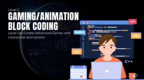 Young Gates, Level 2 – 1:1 Gaming/Animation Block Coding