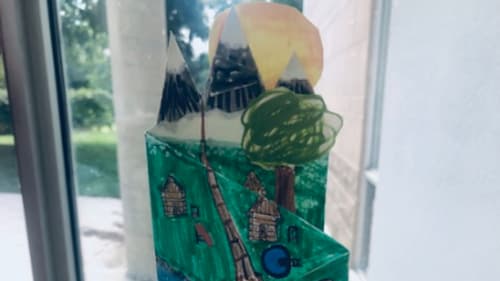 Neilson Park Creative Centre, Tiny Worlds - Mini Mixed Media Art